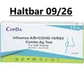Produktbild: 10x CorDx Combo 4in1 Antigen Laien Test kit RSV Viren + COVID19 + Influenza A+B