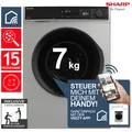 Produktbild: Sharp ES-PRO714SA-DE Waschmaschine 7kg VeeZy App AquaStop AllergySmart 2ML