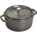 Produktbild: Staub Cocotte rund Graphitgrau 24 cm