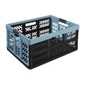 Produktbild: keeeper Stabile Klappbox mit Soft-Touch Griffen 54 x 37 x 28 cm, 45 l, Ben, Blue