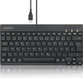 Produktbild: Perixx PERIBOARD-426C DE kabelgebundene USB-C Mini Tastatur mit flachen - Tastatur