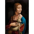 Produktbild: Castorland Puzzle mit 1000 Teilen: Dame mit Hermelin, Leonardo da Vinci