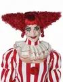 Produktbild: California Costumes Clown-Kostüm Killerclown-Perücke für Damen Halloween-Perücke rot
