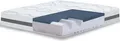Produktbild: The White Stone Doppelmatratze 150x170 Memory Foam, Antibakteriell, Anti-Milben, Anti-Allergie.| Höhe 22 cm | Italy