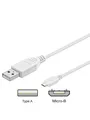 Produktbild: Pro USB-A USB Micro-B - 1.8m - Weiß