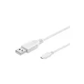 Produktbild: Wentronic Goobay USB 2.0 Hi-Speed Kabel, Weiß, 1.8 m - geeignet für Geräte mit Micro-USB Anschluss (95143)
