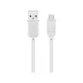Produktbild: Goobay 95143 USB A auf Micro USB B Kabel 1,8m / Handykabel 480 Mbits / Ladekabel USB 2.0 zu Micro USB Type B Stecker Adapterkabel / Kupferleiter / Weiß / 1,8 Meter