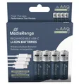 Produktbild: MEDIARANGE AA USB-C Akku Lithium-Ion 1400 mAh, 1,5 V, wiederaufladbar, Ladezeit 2h, 4er-Pack