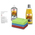 Produktbild: SONAX SET CARAVAN 500 ml REGENSTREIFENENTFERNER+1 L SHAMPOO+6x MICROFASERTUCH