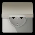 Produktbild: Jung SCHUKO Steckdose, 16 A 250 V ~, Serie LS, Edelstahl ES1520KIKL