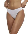 Produktbild: FALKE Damen Tangahöschen Daily Comfort Multipack W Th Baumwolle atmungsaktiv 2 Stück, Weiß White 2000, S