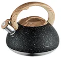 Produktbild: 5902666612823 KETTLE WITH  WHISTLE 2,7L KLAUSBERG KB-7282 GRANIT WOOD KLAUSBERG