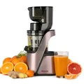 Produktbild: 4Swiss Entsafter Slow Juicer Gemüse Obst Saftpresse Elektrisch Machine Kaltentsafter Saftmaschine für Äpfel Trauben Smoothie Langlebig 400W Leicht zu Reinigen mit 2 Einfüllöffnungen – BM105 Roségold