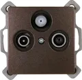 Produktbild: Kopp PARIS Antennensteckdose TV / RF / SAT palisander - braun