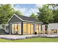 Produktbild: Gartenhaus Outdoor Life Murano 3 inkl. Fußboden 595 x 445,5 cm graugrün