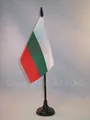 Produktbild: TISCHFLAGGE BULGARIEN 15x10cm - BULGARISCHE TISCHFAHNE 10 x 15 cm - flaggen AZ F