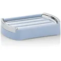 Produktbild: Seifenschale Marta Kunststoff frostblau 12,5x9,0x2,5cm