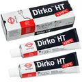 Produktbild: Dichtmasse Dirko HT schwarz 2x 70ml Silikondichtung 315°C Ölwanne Getriebe Motor