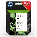 Produktbild: HP 303 (3YM92AE) - Tintenpatrone, black + color (schwarz + farbe)