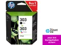 Produktbild: HP Inc. HP Original 303 Druckerpatronen 2er Pack 1x schwarz + 1x farbig (3YM92AE)