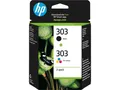 Produktbild: 3YM92AE HP 303 ENVY  Photo Tinte (2) schwarz 200 Seiten + color 165 Seiten 4/4ml