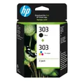 Produktbild: HP Nr.303 originale Druckerpatronen Schwarz, Cyan, Magenta, Gelb 4 ml 200 Seiten