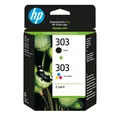 Produktbild: HP Tinte 303 3YM92AE Multipack Schwarz & Color (Cyan/Magenta/Gelb)