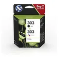 Produktbild: HP 3YM92AE 303 Druckkopfpatrone Multipack schwarz + color 4ml VE=2 für HP