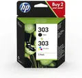 Produktbild: Tinte HP Nr. 303 3YM92AE Black/Tri-Color Für HP Envy Photo 6220/6230 uvm.