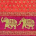 Produktbild: 20 Servietten Marani Indische Elefanten Tiere Muster Asien gold rot Deko 33x33cm