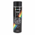Produktbild: Motip Pro Acryl Felgenlack Mattschwarz Aerosol 500 ml (004019)