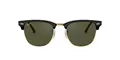 Produktbild: Ray-Ban Sonnenbrille RB3016 CLUBMASTER W0365 Unisex Farbe Schwarz Glas grün G15 Größe