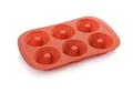 Produktbild: Tescoma Backform 6 Mini-Napfkuchen DELÍCIA SiliconPRIME, Rot