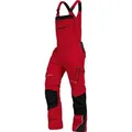 Produktbild: Leibwächter Arbeitslatzhose Herren Flex-Line Latzhose rot|schwarz 48