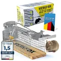 Produktbild: Werkfox® Lebendfalle Mäusefalle Tiefreundliche Falle Lebendmäusefalle; Humane Mäuse-Fang-Methode; Wiederverwendbar & Sicher (1 Stück)