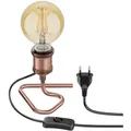 Produktbild: ledscom.de Tischlampe RETRA, Schalter, bronze + LED Lampe 818lm warmweiß