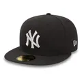 Produktbild: New Era Erwachsene Baseball Cap Mütze MLB Basic NY Yankees 59Fifty Fitted, Graphite/White, 7 5/8, 10010761