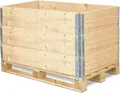 Produktbild: Garronda 3 Stück Holzaufsatzrahmen für Palette Aufbewahrungskiste aus Holz Palettenaufsatzrahmen Holzkiste Natural