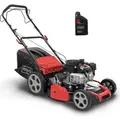 Produktbild: Scheppach Benzin Rasenmäher MS180-51 | 5,4 PS | 51cm Schnittbreite | 65L | Stahlgehäuse | 8-Fach Verstellung | Reinigungsfunktion | inkl. Motoröl