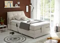 Produktbild: Carpino 120x200 cm Boxspringbett mit Motor Beige, Ausführung:Variante 3