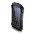 Produktbild: Boompods Neutron Solarstrombank, 10 000 mAh, schwarz