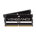 Produktbild: CORSAIR Vengeance SODIMM DDR5 RAM 96GB (2x48GB) 5200MHz CL44-44-44-84 1.10V Intel XMP 3.0 Laptop-Speicher – Schwarz (CMSX96GX5M2A5200C44)