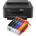 Produktbild: Canon Pixma TS705a Tintenstrahldrucker mit 5 kompatiblen XXL Patronen