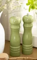 Produktbild: 2tlg. Salz/Pfeffermühle grün Shabby Vintage Landhaus salt pepper mill Holz green
