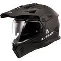 Produktbild: LS2 Motocrosshelm MX702 Pioneer II Solid Motocross Helm, vorbereitet für Kommunikationssystem,Notfallsystem-Polsterung (EQ schwarz M (57/58)
