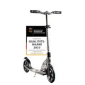 Produktbild: Six Degrees Aluminium Scooter mit Klappmechanismus u. Ständer, 205 mm, höhenverstellbar, GS-geprüft, grau, TESTSIEGER