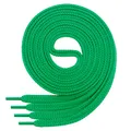 Produktbild: Di Ficchiano 1 Paar SCHNÜRSENKEL grün flach 7mm breit für Sneaker Sportschuhe Lederschuhe - flache Schuhbänder sehr reißfest - Shoe Laces Farbe: grün 90cm
