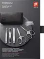 Produktbild: ZWILLING Beauty Zwilling Reißverschluss-Etui, Yakleder, 5-tlg. Schwarz 1 Stk. Maniküre-Set 98681-004-0
