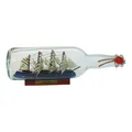 Produktbild: Flaschenschiff - Passat Buddelschiff aus Glas/Holz/Messing 29 x 10 cm Sea-Club