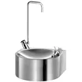 Produktbild: Delabie Trinkbrunnen SD Trinksprudl.+Schwanenhalsarm. Edst. 1.4301 sat